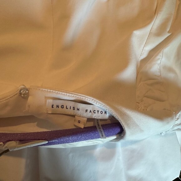 English Factory Cream Puff Sleeve Mini Dress - Picture 3 of 3